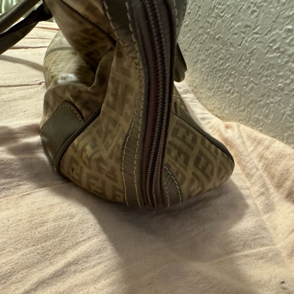 Fendi Brown and Tan Handbag Boston bag VINTAGE EXCELLENT CONDITION - Picture 10 of 11